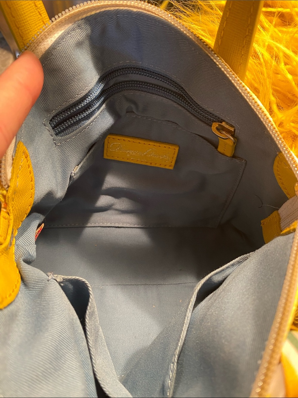Dooney & Bourke Yellow Lemon-Print Top-Handle Satchel With Dustbag Bundle - Picture 8 of 10
